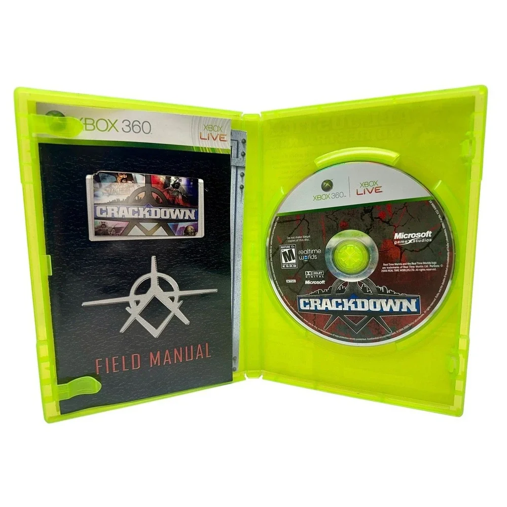Crackdown‎ Microsoft Xbox 360 CIB Complete + Manual